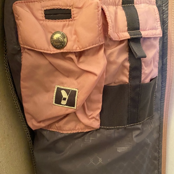 Pink Quilted Puffy North Face Bomber style jacket - Picture 10 of 10